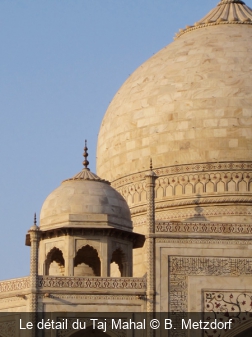 Le détail du Taj Mahal B. Metzdorf