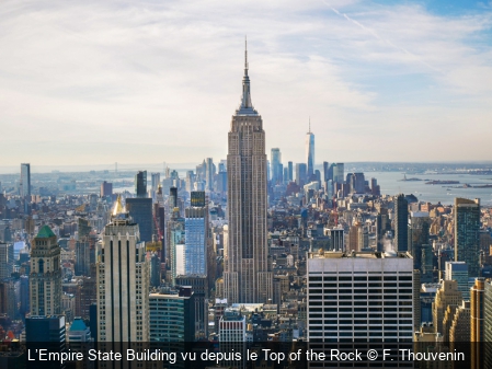 L’Empire State Building vu depuis le Top of the Rock F. Thouvenin