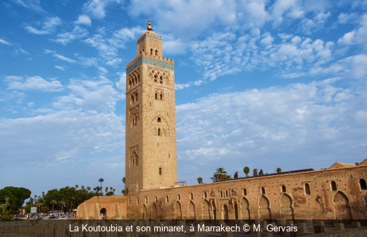 La Koutoubia et son minaret, à Marrakech M. Gervais