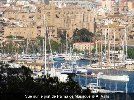 Vue sur le port de Palma de Majorque A. Valls