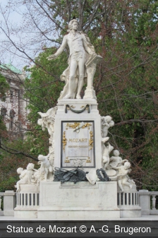 Statue de Mozart A.-G. Brugeron