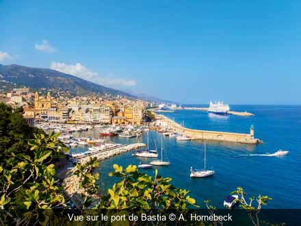 Vue sur le port de Bastia A. Hornebeck