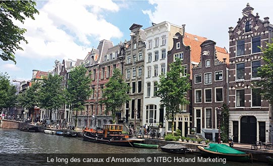 Le long des canaux d’Amsterdam NTBC Holland Marketing