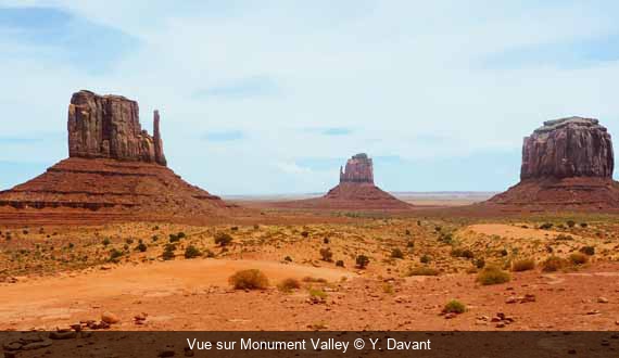 Vue sur Monument Valley Y. Davant