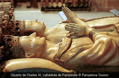 Gisants de Charles III, cathédrale de Pampelune Pampelona Toursm