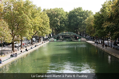 La Canal Saint-Martin à Paris Pixabay