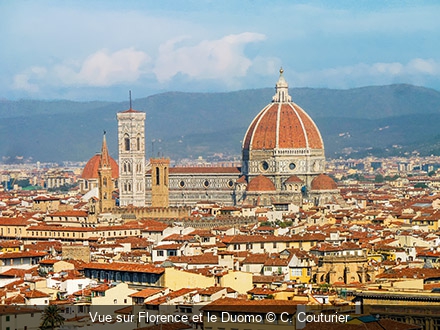 Vue sur Florence et le Duomo C. Couturier