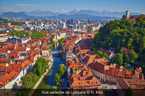 Vue aérienne de Ljubljana H. Kilic