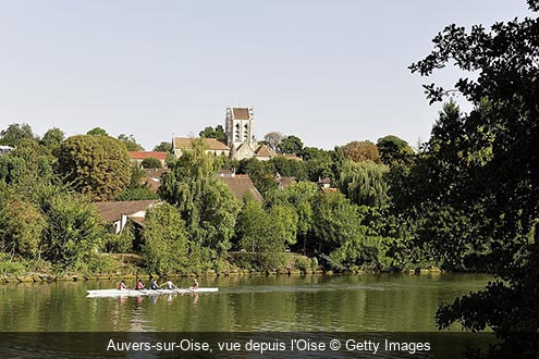 Auvers-sur-Oise, vue depuis l'Oise Getty Images
