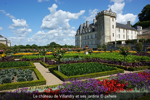 Le château de Villandry et ses jardins pxhere