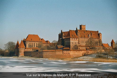 Vue sur le château de Malbork P. Beaucéant