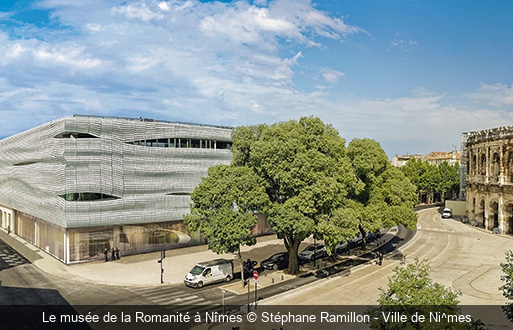 Le musée de la Romanité à Nîmes Stéphane Ramillon - Ville de Ni^mes