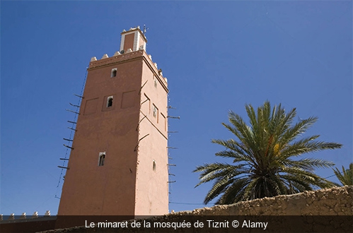 Le minaret de la mosquée de Tiznit Alamy