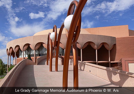Le Grady Gammage Memorial Auditorium à Phoenix W. Ars