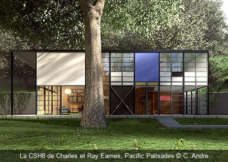 La CSH8 de Charles et Ray Eames, Pacific Palisades C. Andre