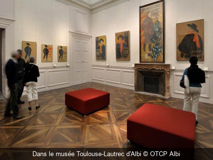 Dans le musée Toulouse-Lautrec d'Albi OTCP Albi
