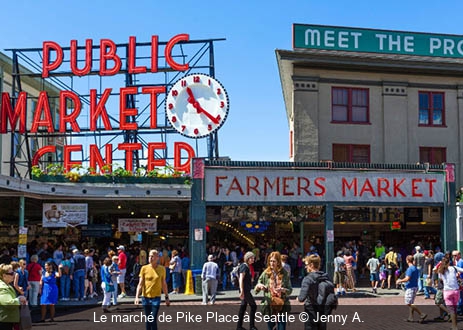 Le marché de Pike Place à Seattle Jenny A. 