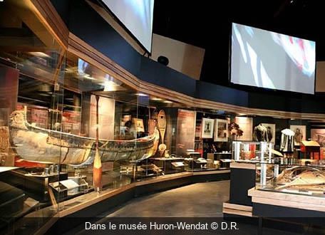 Dans le musée Huron-Wendat D.R.