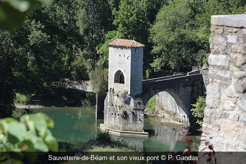 Sauveterre-de-Béarn et son vieux pont P. Gandas
