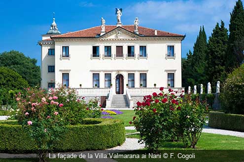 La façade de la Villa Valmarana ai Nani F. Cogoli
