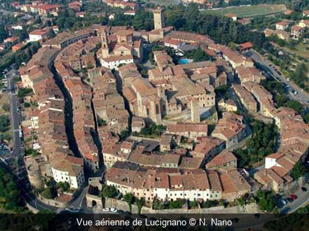 Vue aérienne de Lucignano N. Nano