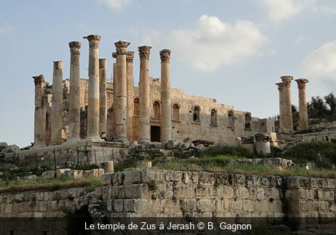 Le temple de Zus à Jerash B. Gagnon