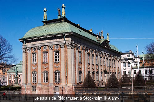 Le palais de Riddarhuset à Stockholm Alamy