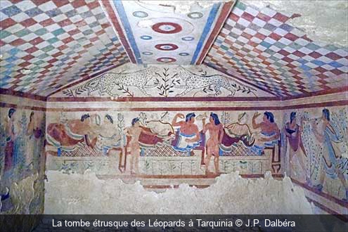 La tombe étrusque des Léopards à Tarquinia J.P. Dalbéra