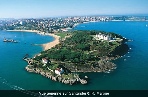 Vue aérienne sur Santander R. Marone