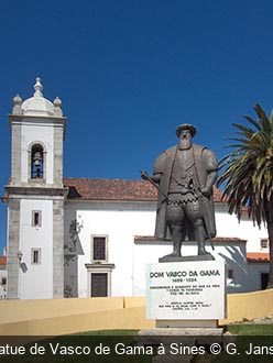 La statue de Vasco de Gama à Sines G. Jansoone