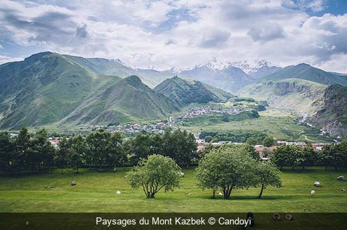 Paysages du Mont Kazbek Candoyi