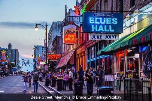 Beale Street, Memphis Bruce Emmerling/Pixabay