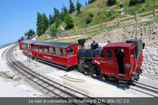 Le train à crémaillère du Schafberg D.R. Wiki CC 2.0