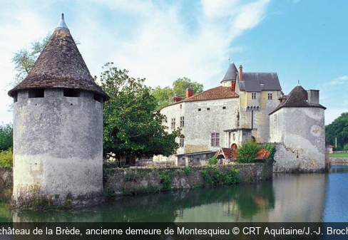 Le château de la Brède, ancienne demeure de Montesquieu CRT Aquitaine/J.-J. Brochard