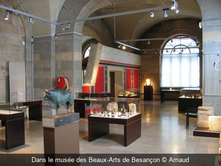 Dans le musée des Beaux-Arts de Besançon  Arnaud