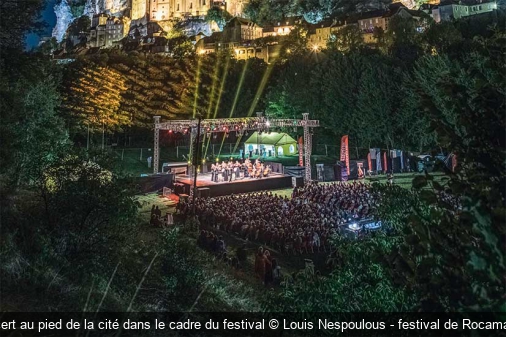 Concert au pied de la cité dans le cadre du festival Louis Nespoulous - festival de Rocamadour