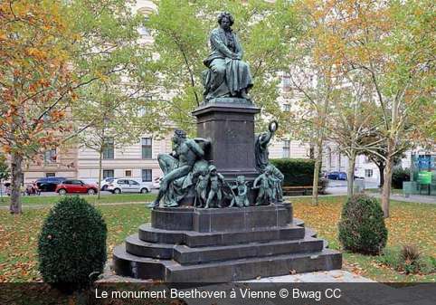 Le monument Beethoven à Vienne Bwag CC