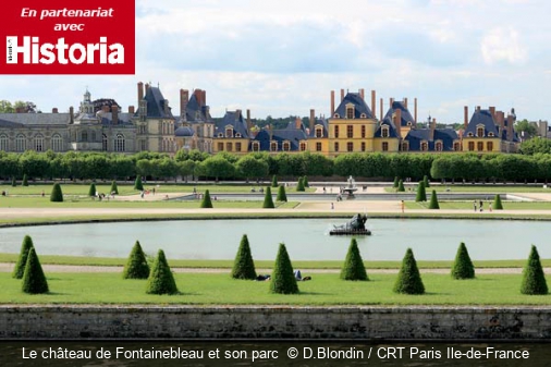 Le château de Fontainebleau et son parc  D.Blondin / CRT Paris Ile-de-France