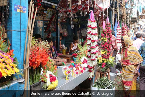 Sur le marché aux fleurs de Calcutta B. Gagnon