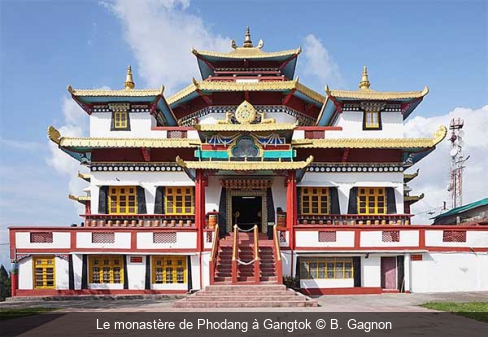Le monastère de Phodang à Gangtok B. Gagnon