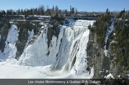 Les chutes Montmorency à Québec A. Dallahh