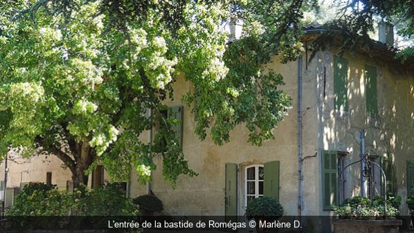 L'entrée de la bastide de Romégas Marlène D. 