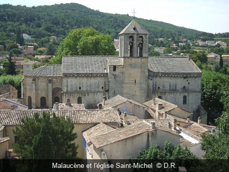Malaucène et l'église Saint-Michel  D.R.