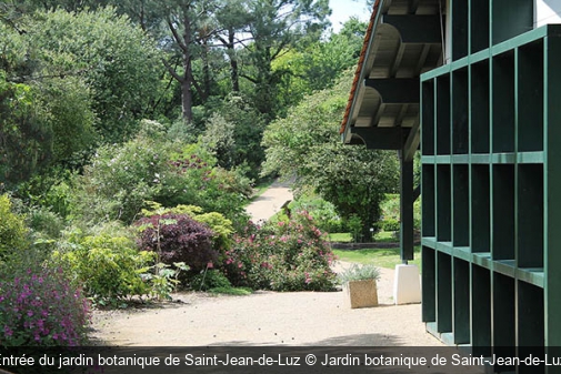 Entrée du jardin botanique de Saint-Jean-de-Luz Jardin botanique de Saint-Jean-de-Luz