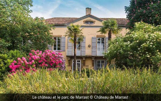Le château et le parc de Marrast Château de Marrast