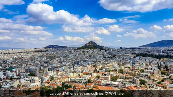 La vue d'Athènes et ses collines WPFlare