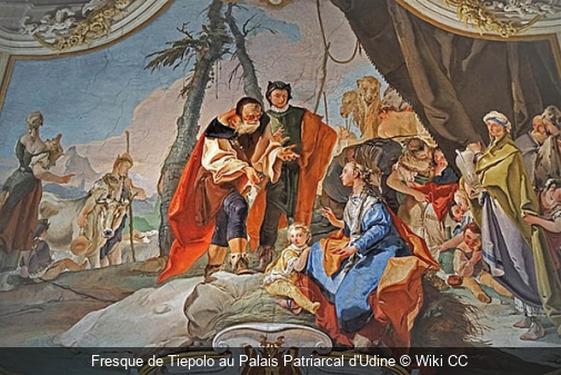 Fresque de Tiepolo au Palais Patriarcal d'Udine Wiki CC