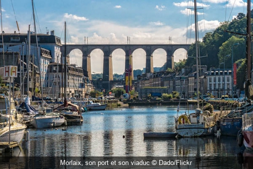 Morlaix, son port et son viaduc Dado/Flickr