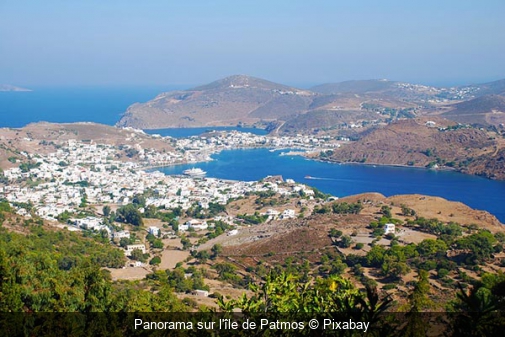 Panorama sur l'île de Patmos Pixabay