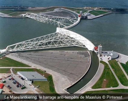 Le Maeslantkering, le barrage anti-tempête de Maasluis Pinterest 